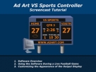 Ad Art VS Sports Controller Screencast Tutorial