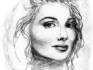 Paulina Porizkova - Pencil Sketch
