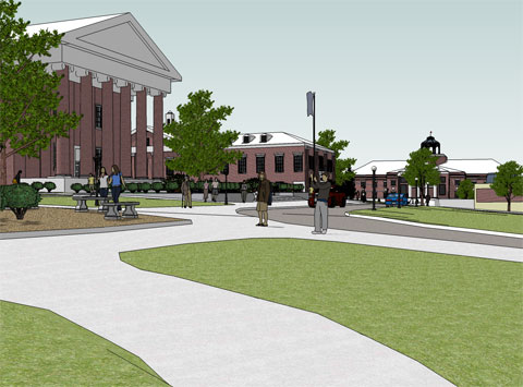 Georgetown College Campus Model